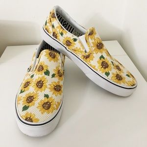 Sunflower Classic Slip-On Vans